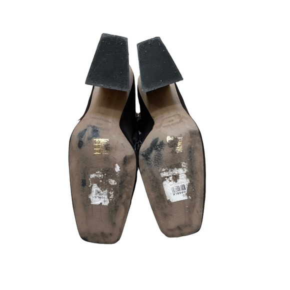 Top shop Hobbs Black Leather Ankle Boots Size 40/ 9.5 - Picture 10 of 11